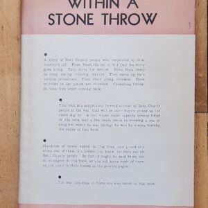 Within A Stone Throw