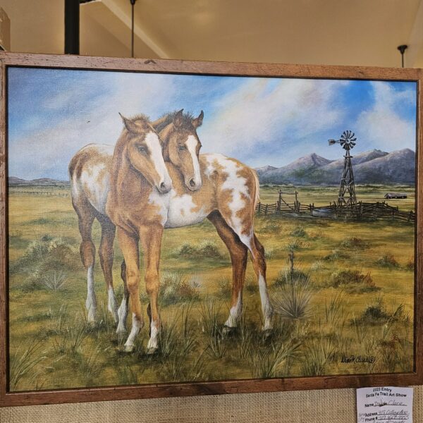 "A Pair Of Paints" By Dixie Clare  19x25 in