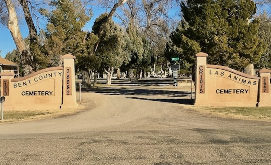 Bent County Cemetery entrance